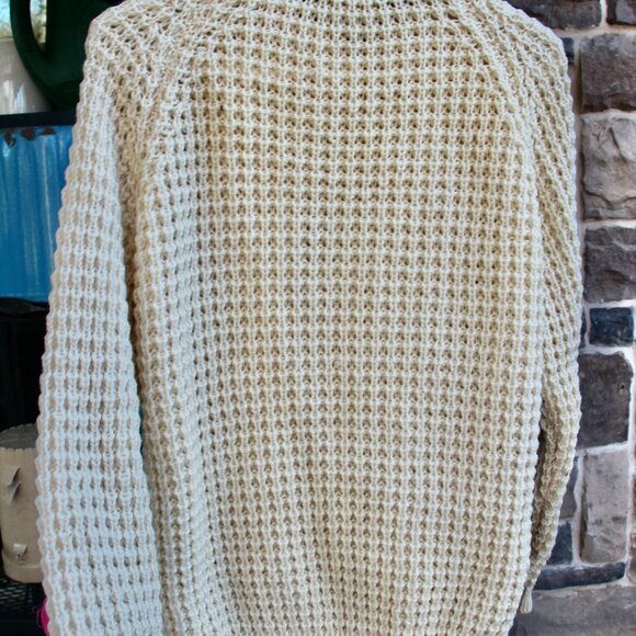 Ladies handloomed wool sweater from Ireland size medium/small - Picture 6 of 6